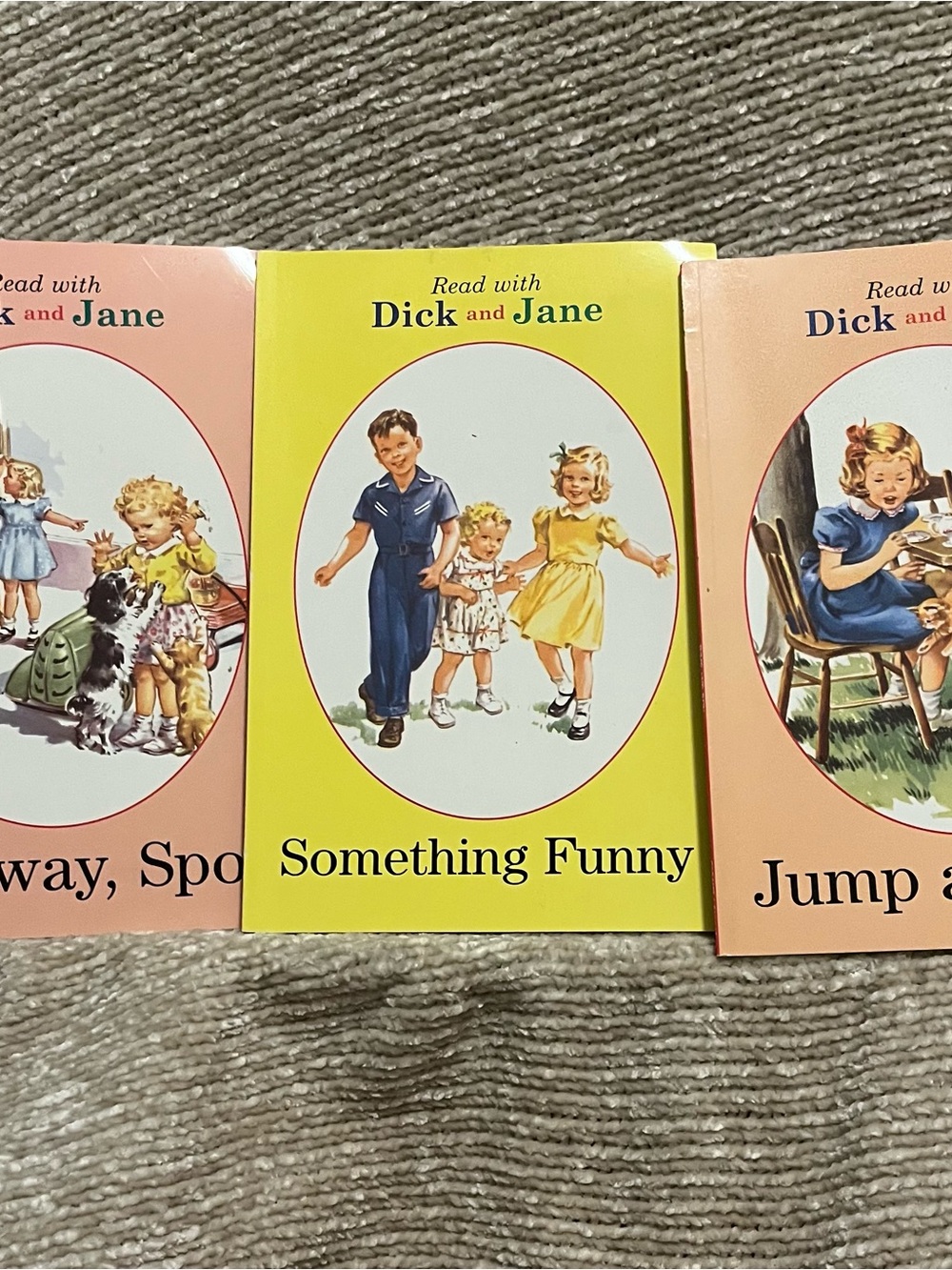 3 Dick And Jane Children’s Beginners Reading Books Vintage Classic #230